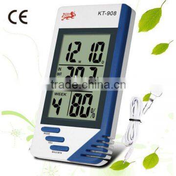 KT908 digital thermo indoor & outdoor thermometer