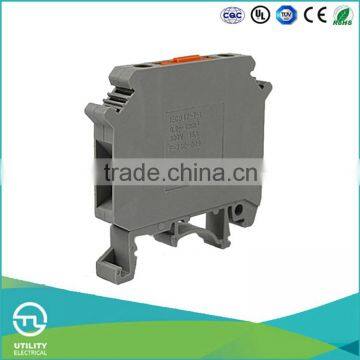 JUT1-4 0.5-10MM Switch-type Wiring Electrical Terminals Block Connector 500V 57A 20-8 AWG