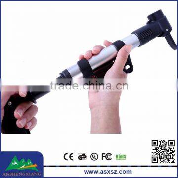 Mini portable aluminum alloy bicycle hand pump