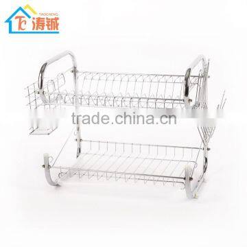 17' RG6022 Double Plastic Tray Kitchen Cabinet Dish Rack photo-5