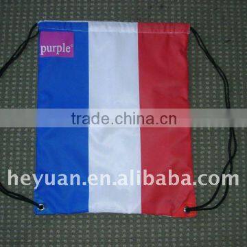 country polyester drawstring bag