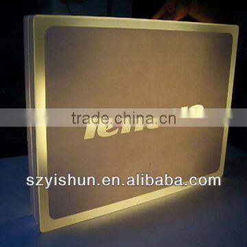 LED acrylic box with white light,advertising box