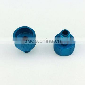 Aluminum threaded hollow bolt