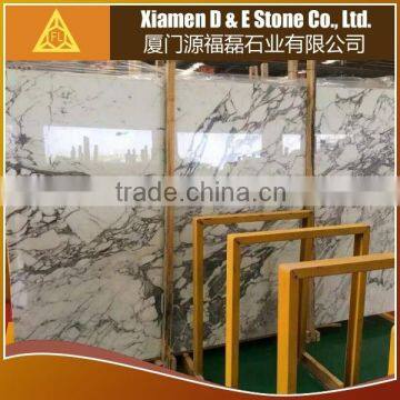 Premium quality white marble slab Arabescato white Polished