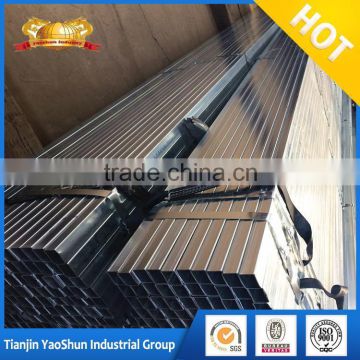 erw pre galvanized square pipe 100*50mm