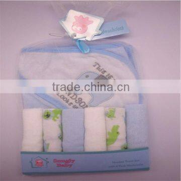 For Kids Small MOQ Baby Facecloth & Hooded Bath Towel