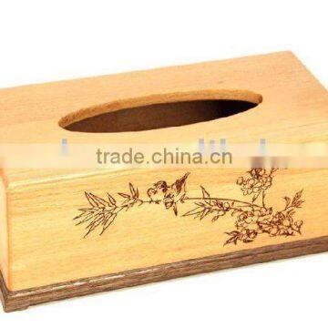 Fine bamboo tissue paper box