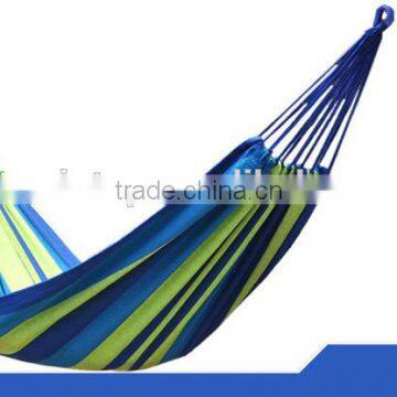 KingCamp Poly&cotton portable hammock wear-resisting strengthen Striped Outdoor Hammock Variation parachute fabric hammock