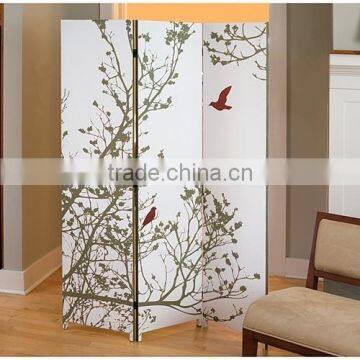 stretched canvas folding screen