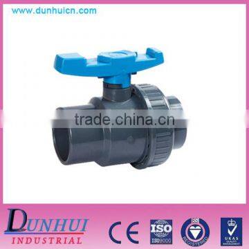 1/2"-4"Socket/threas PVC single union ball valve