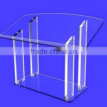 High quality acrylic plexiglass desk