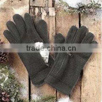 FLEECE GLOVES WITH POCKETS