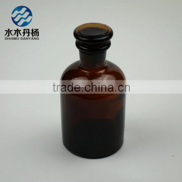 250ml narrow mouth amber laboratory glass bottle for sale