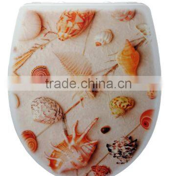 Urea Formaldehyde Toilet With Beautiful Applique Cover photo-2