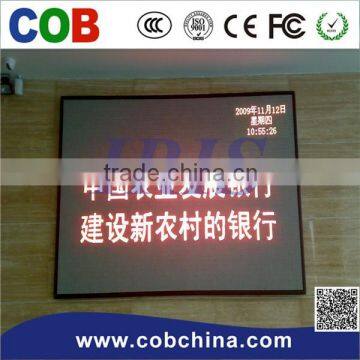 P10 single color led TXT moving message display