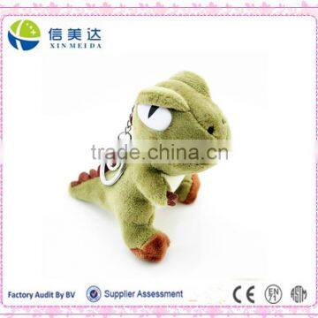 Plush material and dinosaur type plush dinosaur keychain