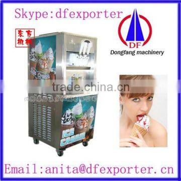 Three flavour icecream machine restaurant equipment,soft ice cream machine