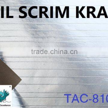 1 way fire retardant FSK (Foil Scrim Kraft) for roof insulation