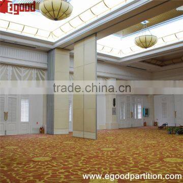 ultrahigh 6m high single point suspension center stacking partition wall for banquet hall