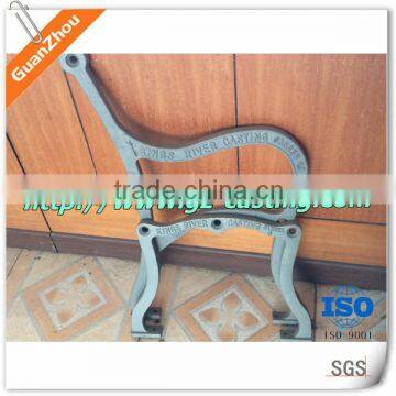 nodular iron cast iron table stand from China manufacture with stainless steel 304, iron, aluminum