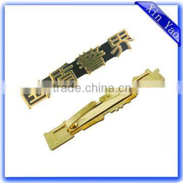 Hot sale gold plating zinc alloy custom metal pin badge