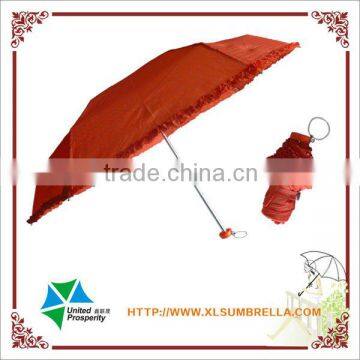 Nice color printing 5 fold umbrella from leading manufactory of umbrella in China