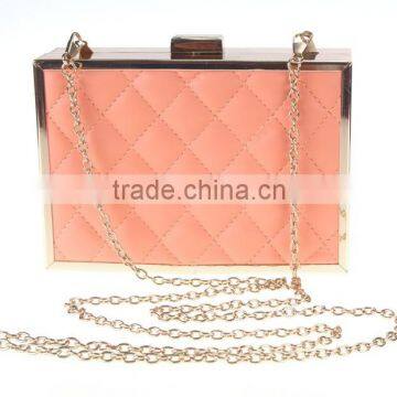 2015 Luxury Popular Women Pu Clutch Accept OEM Pu Evening Bags
