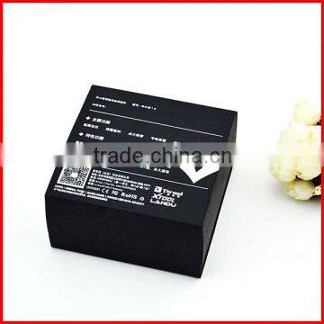 Printing Logo Custom Black Paper Hat Box Packing Wholesale photo-3