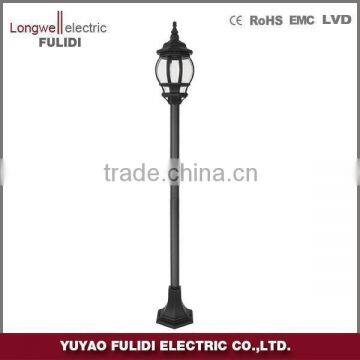 plastic garden lighting pole light/outdoor street post light/garden gate lamp
