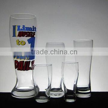 Good quality hand blown machine made beer glass,glass beer mug                        
                                                Quality Choice