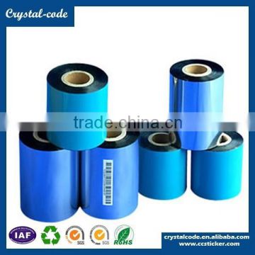 Adhesive wax base ribbon colored thermal barcode ribbon