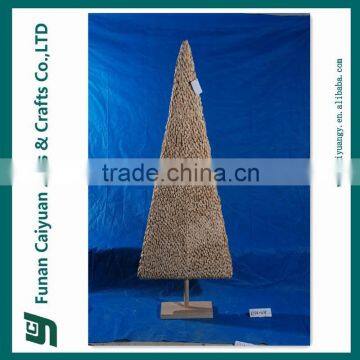 2014 new style hot sell new design artificial popular wooden christmas tree