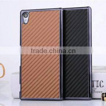 Cell Phone Cover Carbon Fibre For Sony Xperia Z4 Cases