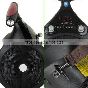 Lovely Portale Bluetooth Mini Speaker With Shoulder Strap for Outdoor Activities photo-6