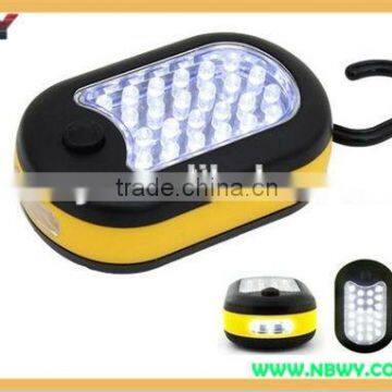 Magnetic 27 led working light,24+3 portable led work light