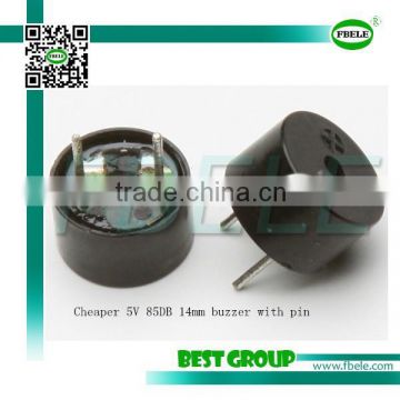 Cheaper 5V 85DB 14mm buzzer with pin FBPB1478