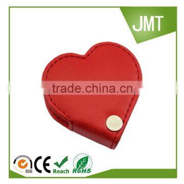 2016 New Item Heart Shape Pretty pu Leather Alarm Clock photo-3