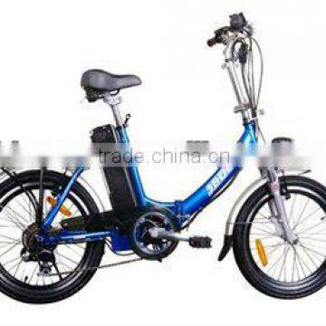 2012 Byocycle City Speed Folding Electric Bike Bicycle 36v 10 AH Lithium Battery