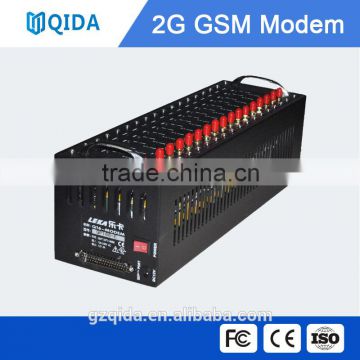 16 sim slots gprs gsm modem AT command sms marketing device with sms software