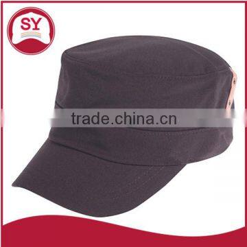 Newest design fashion flat top military cap army cap