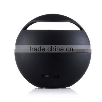 Bluetooth mini plastic round speaker with led flashlight