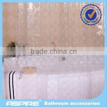 Fashion Designed EVA waterproof transparent Shower Curtain