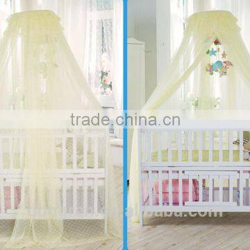 Baby Mosquito Net With Romantic Lace Yellow Mosquito Net photo-2