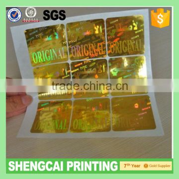 High Quality Brand Protection 3D printable hologram sticker