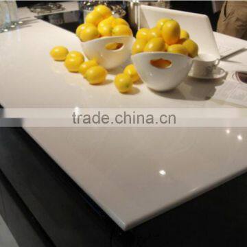 white sparkle man-made quartz stone kitchen countertops