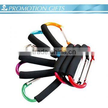 colorful promotional carabiner promotional aluminium alloy carabiner