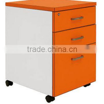 moible melamine drawing storage cabinet design with caster