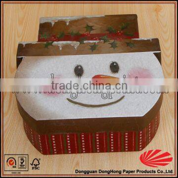 Christmas boot box for gift packaging