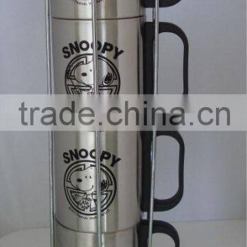 220ml *4pcs stainless steel coffee mug in stand