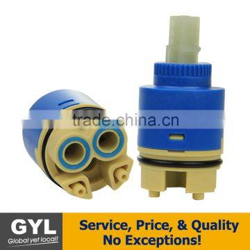 plastic side outlet and ceramic valve core for waterfall faucet cartridge